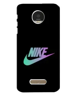 Чехол для Motorola MOTO Z Play с картинкой «Nike — городская ночь»