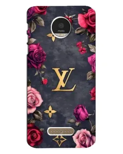 Чехол для Motorola MOTO Z Play с картинкой «Цветочный Louis Vuitton»