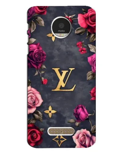 Чехол для Motorola MOTO Z Play с картинкой «Цветочный Louis Vuitton»