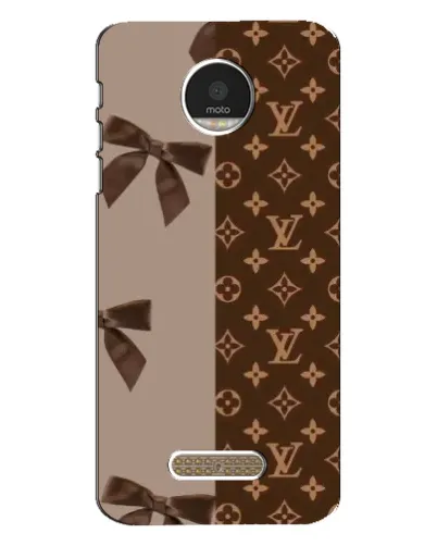 Чехол для Motorola MOTO Z Play с картинкой «Louis Vuitton — банты»