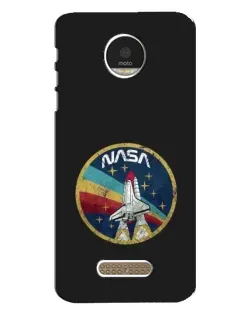 Чехол для Motorola MOTO Z Play с картинкой «NASA — эмблема миссии»