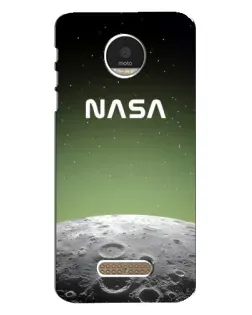 Чехол для Motorola MOTO Z Play с картинкой «NASA — лунный градиент»