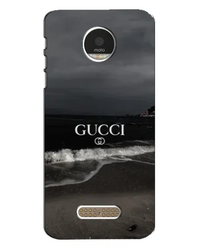 Чехол для Motorola MOTO Z Play с картинкой «Gucci — морской прибой»