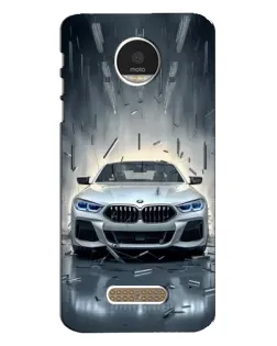 Чехол для Motorola MOTO Z Play с картинкой «BMW в свете фар»