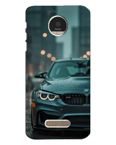Чехол для Motorola MOTO Z Play с картинкой «BMW в огнях города» Чехол для Motorola MOTO Z Play с картинкой «BMW в огнях города»