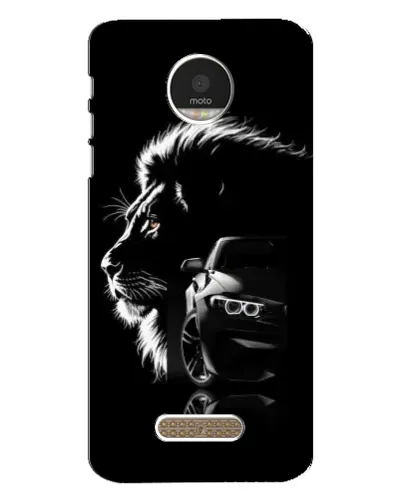 Чехол для Motorola MOTO Z Play с картинкой «BMW и лев» Чехол для Motorola MOTO Z Play с картинкой «BMW и лев»