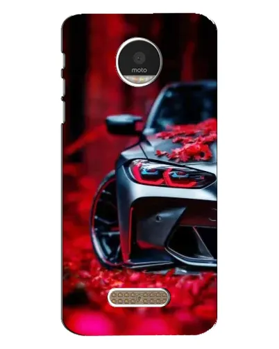 Чехол для Motorola MOTO Z Play с картинкой «Спортивная BMW и цветы» Чехол для Motorola MOTO Z Play с картинкой «Спортивная BMW и цветы»