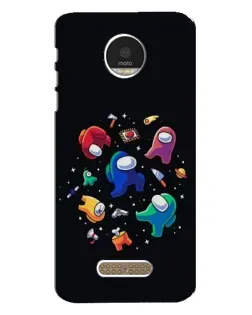 Чехол для Motorola MOTO Z Play с картинкой «Among Us космос»