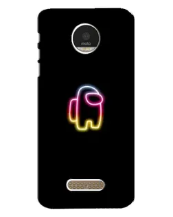 Чехол для Motorola MOTO Z Play с картинкой «Among Us градиент»