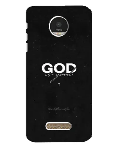 Чехол для Motorola MOTO Z Play с картинкой «GOD — Бог над всем»