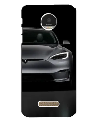 Чехол для Motorola MOTO Z Play с картинкой «Tesla Model S Look»