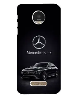Чехол для Motorola MOTO Z Play с картинкой «Mercedes — решетка радиатора»