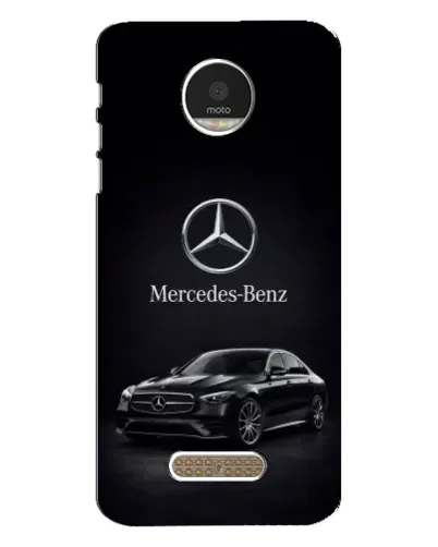 Чехол для Motorola MOTO Z Play с картинкой «Mercedes — решетка радиатора»