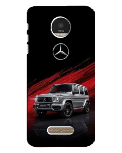 Чехол для Motorola MOTO Z Play с картинкой «Mercedes G-Class красный»