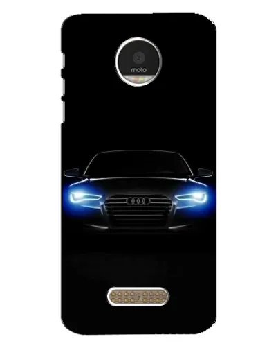 Чехол для Motorola MOTO Z Play с картинкой «Audi в неоне» Чехол для Motorola MOTO Z Play с картинкой «Audi в неоне»