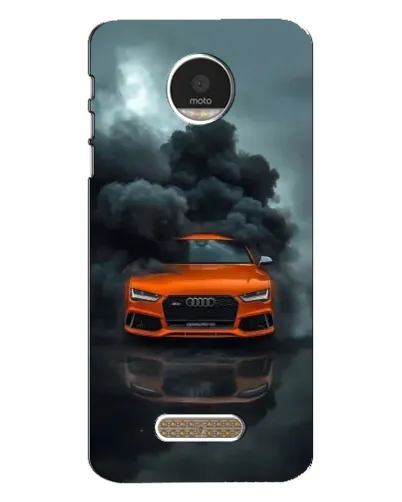 Чехол для Motorola MOTO Z Play с картинкой «Audi в облаках дыма» Чехол для Motorola MOTO Z Play с картинкой «Audi в облаках дыма»