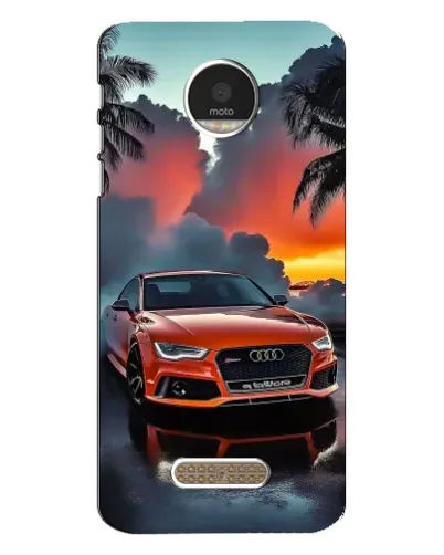 Чехол для Motorola MOTO Z Play с картинкой «Audi — закат» Чехол для Motorola MOTO Z Play с картинкой «Audi — закат»