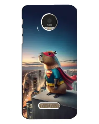 Чехол для Motorola MOTO Z Play с картинкой «Капи-мен супергерой» Чехол для Motorola MOTO Z Play с картинкой «Капи-мен супергерой»