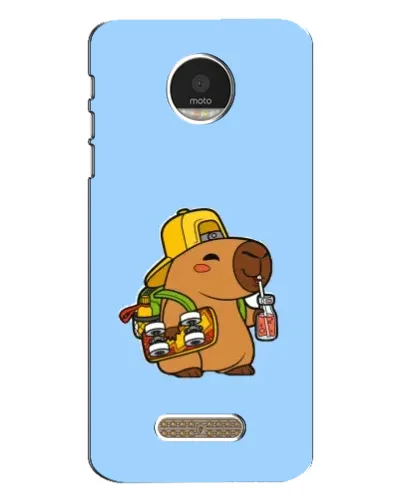 Чехол для Motorola MOTO Z Play с картинкой «Капибара на скейте» Чехол для Motorola MOTO Z Play с картинкой «Капибара на скейте»