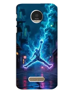 Чехол для Motorola MOTO Z с картинкой «Jordan Gold Jumpman»