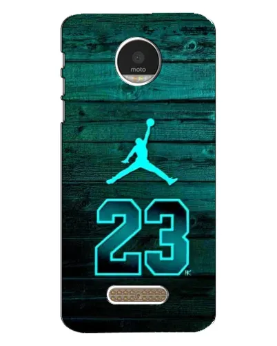 Чехол для Motorola MOTO Z с картинкой «Jordan Cyan 23» Чехол для Motorola MOTO Z с картинкой «Jordan Cyan 23»