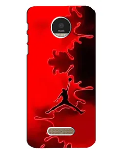 Чехол для Motorola MOTO Z с картинкой «Jordan Red Smoke»