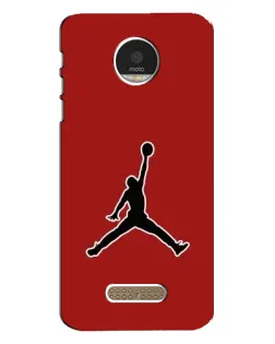 Чехол для Motorola MOTO Z с картинкой «Jordan Red Back»
