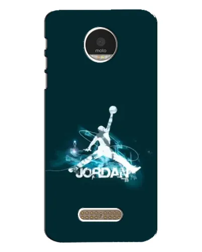 Чехол для Motorola MOTO Z с картинкой «Jordan Blue Fire» Чехол для Motorola MOTO Z с картинкой «Jordan Blue Fire»