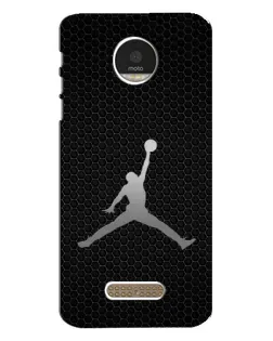 Чехол для Motorola MOTO Z с картинкой «Jordan Dark Carbon»