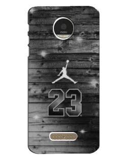Чехол для Motorola MOTO Z с картинкой «Jordan Carbon 23»