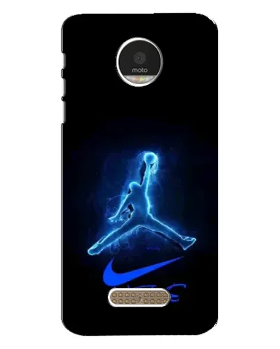 Чехол для Motorola MOTO Z с картинкой «Jordan Neon Blue» Чехол для Motorola MOTO Z с картинкой «Jordan Neon Blue»