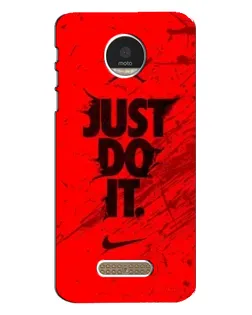 Чехол для Motorola MOTO Z с картинкой «Nike Just Do It»