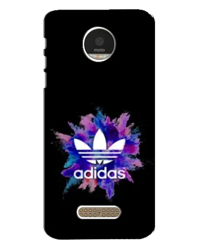 Чехол для Motorola MOTO Z с картинкой «Взрыв красок Adidas»