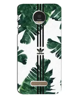 Чехол для Motorola MOTO Z с картинкой «Пальмовые листья адидас»