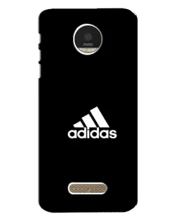 Чехол для Motorola MOTO Z с картинкой «Черная классика Adidas»