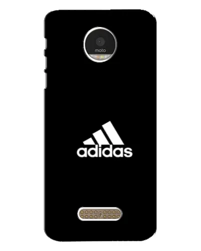 Чехол для Motorola MOTO Z с картинкой «Черная классика Adidas»