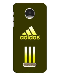 Чехол для Motorola MOTO Z с картинкой «Оливковый градиент Adidas»
