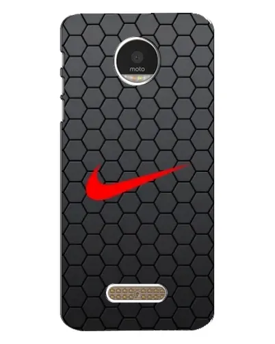 Чехол для Motorola MOTO Z с картинкой «Nike — карбоновая сетка»