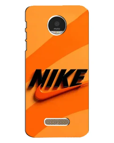 Чехол для Motorola MOTO Z с картинкой «Оранжевый драйв Nike»