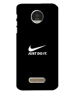 Чехол для Motorola MOTO Z с картинкой «Минимализм от Nike»