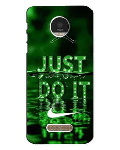 Чехол для Motorola MOTO Z с картинкой «Зеленый неоновый Nike»