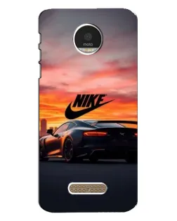 Чехол для Motorola MOTO Z с картинкой «Nike и суперкар»