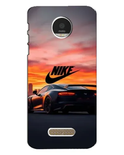 Чехол для Motorola MOTO Z с картинкой «Nike и суперкар»