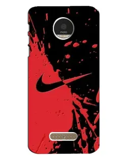 Чохол для Motorola MOTO Z з картинкою «Червоні бризки Nike» Чохол для Motorola MOTO Z з картинкою «Червоні бризки Nike»