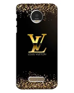 Чехол для Motorola MOTO Z с картинкой «LV — золотые искры»