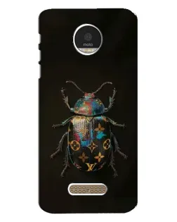 Чехол для Motorola MOTO Z с картинкой «LV — мраморный принт»