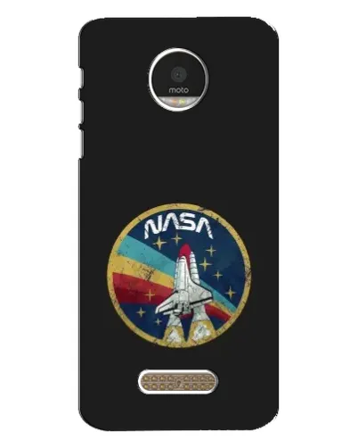 Чехол для Motorola MOTO Z с картинкой «NASA — эмблема миссии»