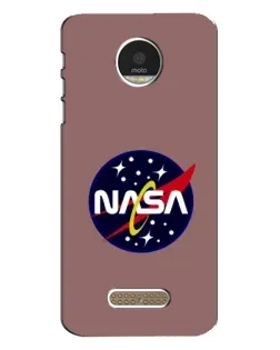 Чехол для Motorola MOTO Z с картинкой «NASA — ретро космос»
