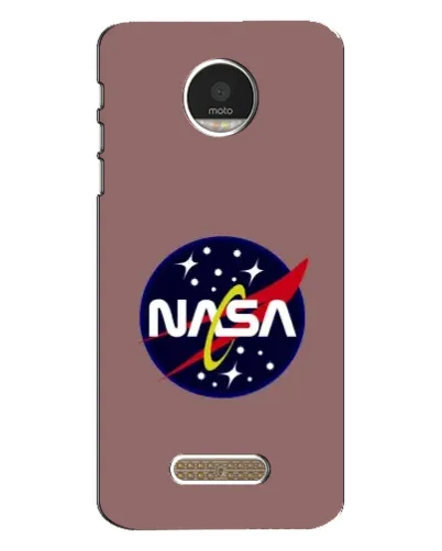 Чехол для Motorola MOTO Z с картинкой «NASA — ретро космос»