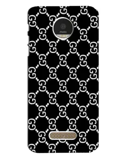 Чехол для Motorola MOTO Z с картинкой «Gucci — сетчатый паттерн»